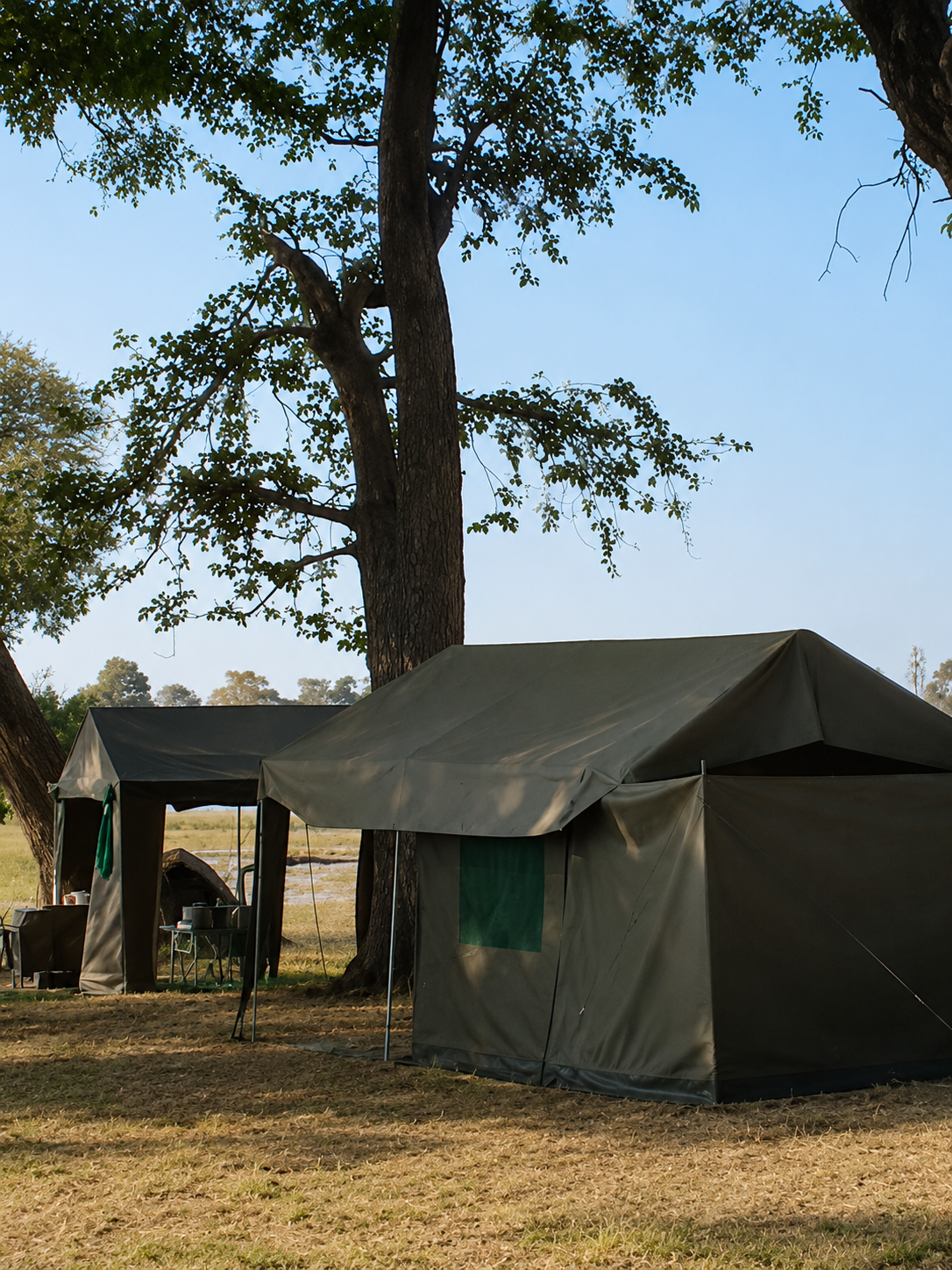 Camping experience at Turaco in Maun, Botswana